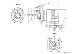 NDR090系列精密行星減速器型號尺寸與圖紙